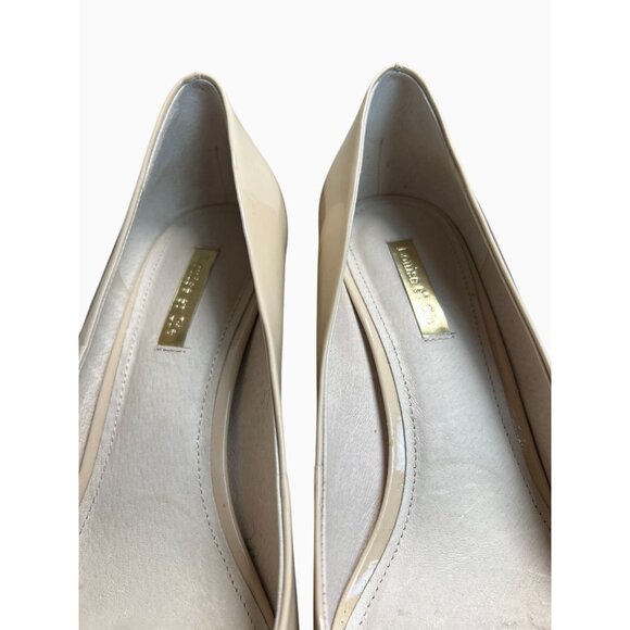 Louise Et Cie Lo-Jordyna 9.5M Nude Odessa Pointed Toe Patent Leather Pumps - Picture 13 of 16